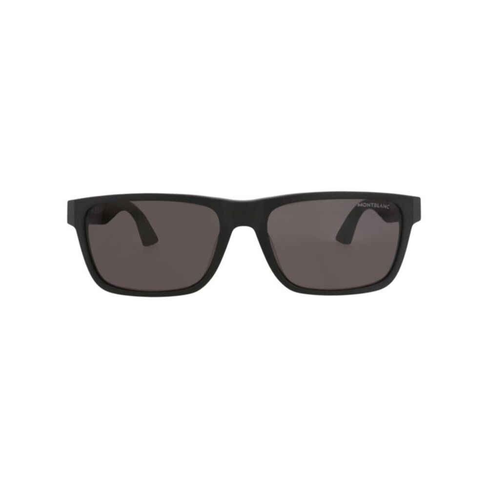 Montblanc Square-Frame Recycled Acetate Sunglasses Black Mens